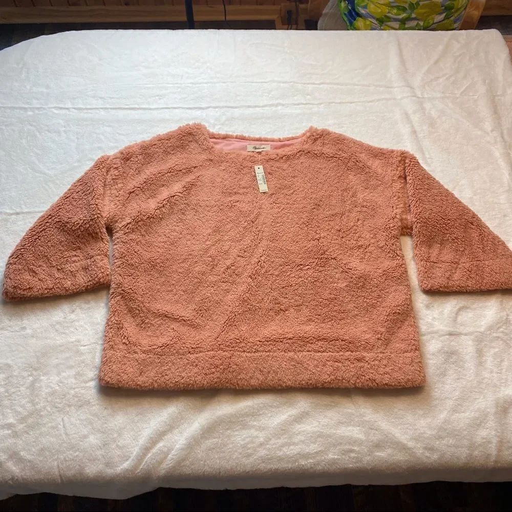 Madewell Superfurry TopSize Small New With Tags